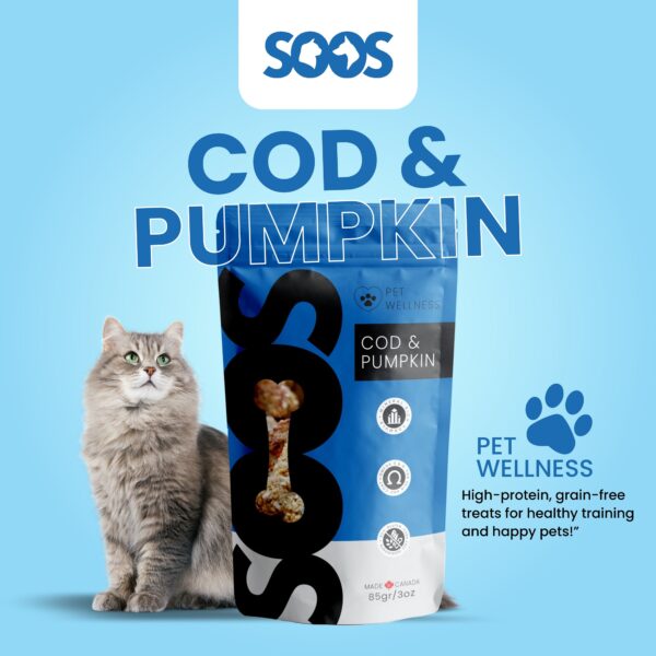 Cod & Pumpkin Treats - Soos Wellness