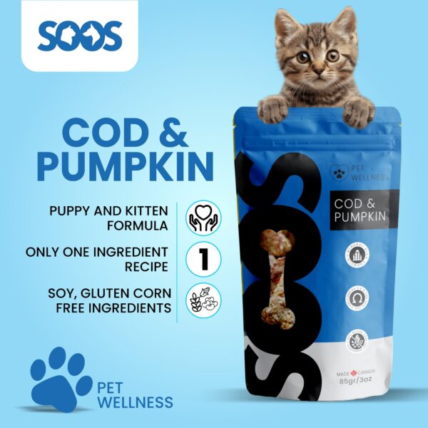 Cod & Pumpkin Treats - Soos Wellness