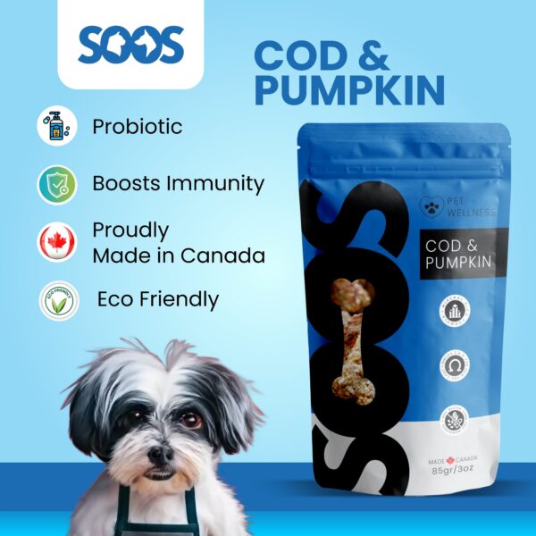 Cod & Pumpkin Treats - Soos Wellness