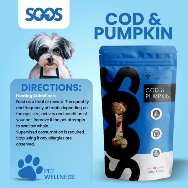 Cod & Pumpkin Treats - Soos Wellness