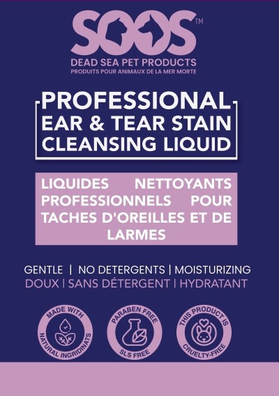 Natural Ear & Tear Stain Cleansing Liquid for Pets