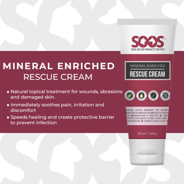 Pet Rescue Cream Enriched with Natural Dead Sea Mineral